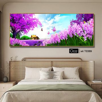 Alternative view of Chiều tím | Tranh treo phòng ngủ | Mã T0389 | Oca