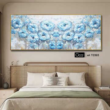 Alternative view of Cánh đồng hoa | Tranh treo phòng ngủ | Mã T0393 | Oca
