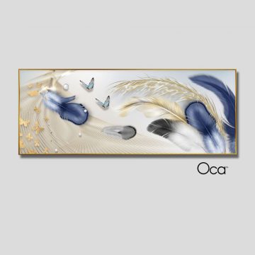 Lông vũ | Tranh treo phòng ngủ | Mã T0394 | Oca