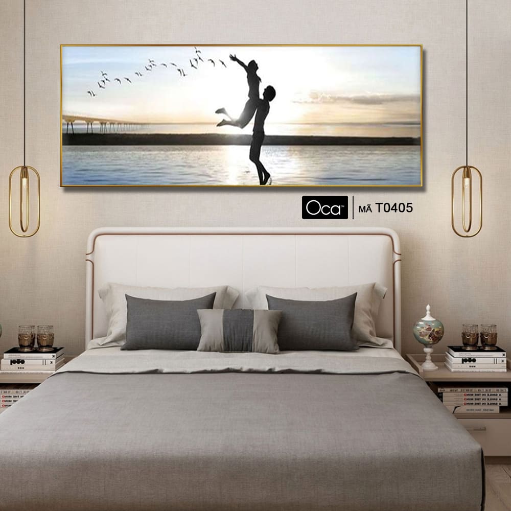 Đôi tình nhân | Tranh treo phòng ngủ | Mã T0405 | Oca - Ảnh 4