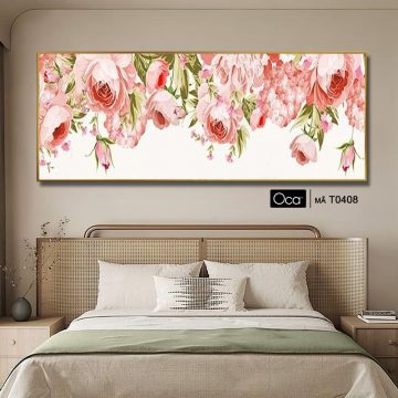 Alternative view of Khóm hoa hồng | Tranh treo phòng ngủ | Mã T0408 | Oca