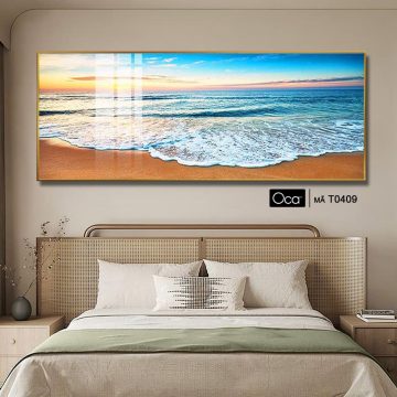 Alternative view of Chiều hoàng hôn trên biển | Tranh treo phòng ngủ | Mã T0409 | OCa