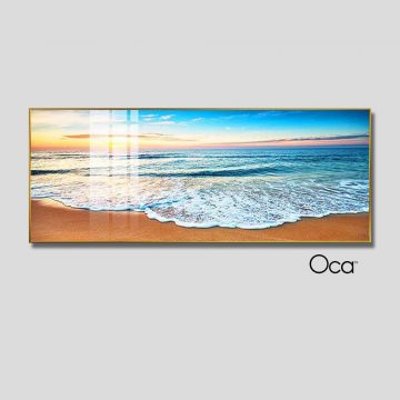 Chiều hoàng hôn trên biển | Tranh treo phòng ngủ | Mã T0409 | OCa