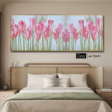 Alternative view of Vườn hoa ly | Tranh treo phòng ngủ | Mã T0411 | Oca