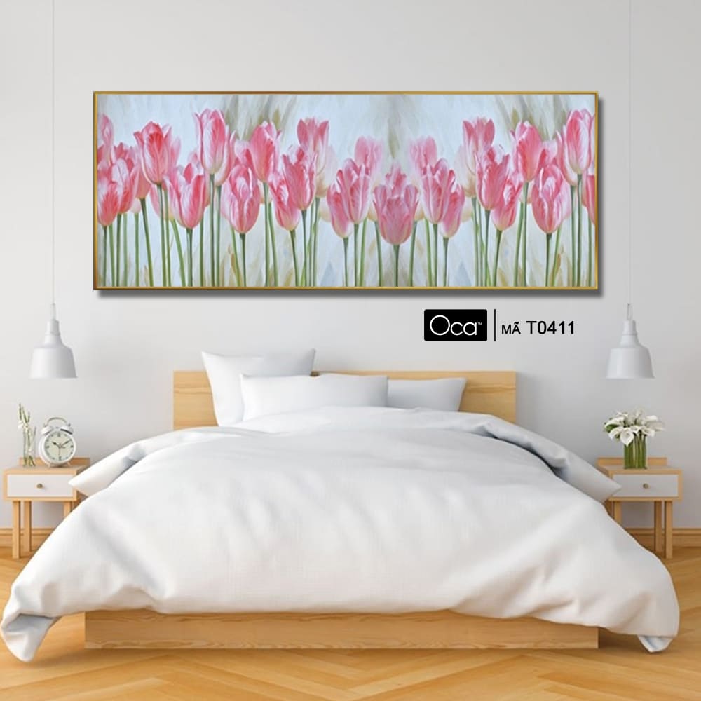 Vườn hoa ly | Tranh treo phòng ngủ | Mã T0411 | Oca - Ảnh 3