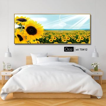 Alternative view of Cánh đồng hoa hướng dương | Tranh treo phòng ngủ | Mã T0412 | OCa