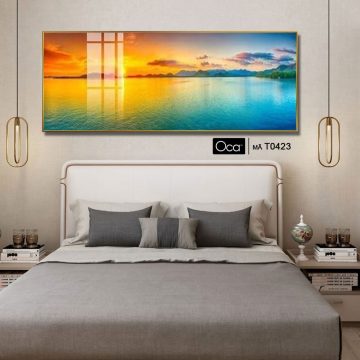 Alternative view of Chiều hoàng hôn trên biển | Tranh treo phòng ngủ | Mã T0423 | Oca