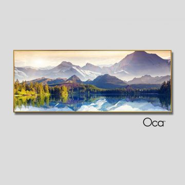 Bình minh trên mặt hồ | Tranh treo phòng ngủ | Mã T0426 | OCa