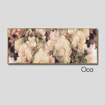 Khóm hoa hồng | Tranh KHUNG NHÔM cao cấp | Treo phòng ngủ | Mã T0434 | Oca