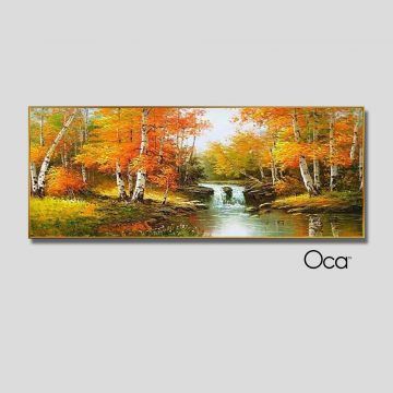 Rừng vào thu | Tranh treo phòng ngủ | Mã T0439 | Oca