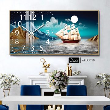 Alternative view of Đồng hồ Thuận buồm xuôi gió | Mã D0018 | Xưởng sản xuất Oca