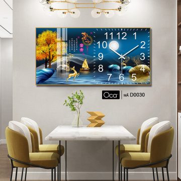 Alternative view of Đồng hồ Đôi hươu tài lộc | Mã D0030 | Xưởng sản xuất Oca