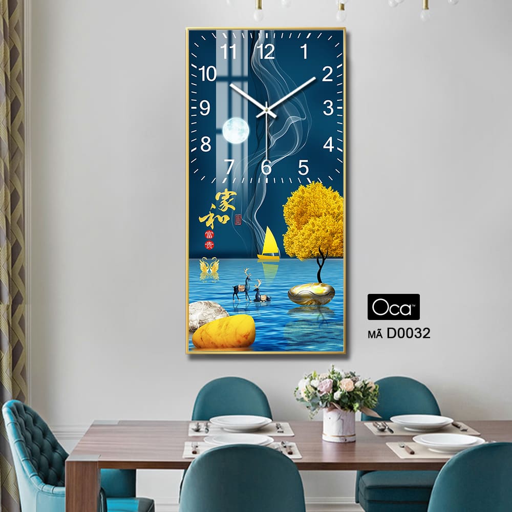 Đồng hồ Phong Cảnh Đêm Trăng | Mã D0032 | Xưởng sản xuất Oca - Ảnh 3