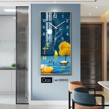 Alternative view of Đồng hồ Phong Cảnh Đêm Trăng | Mã D0032 | Xưởng sản xuất Oca