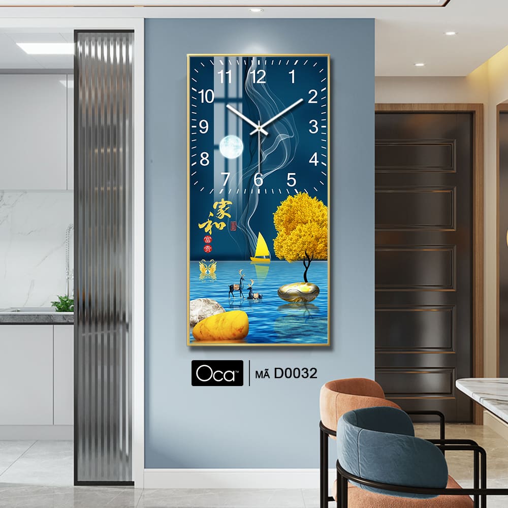 Đồng hồ Phong Cảnh Đêm Trăng | Mã D0032 | Xưởng sản xuất Oca - Ảnh 2