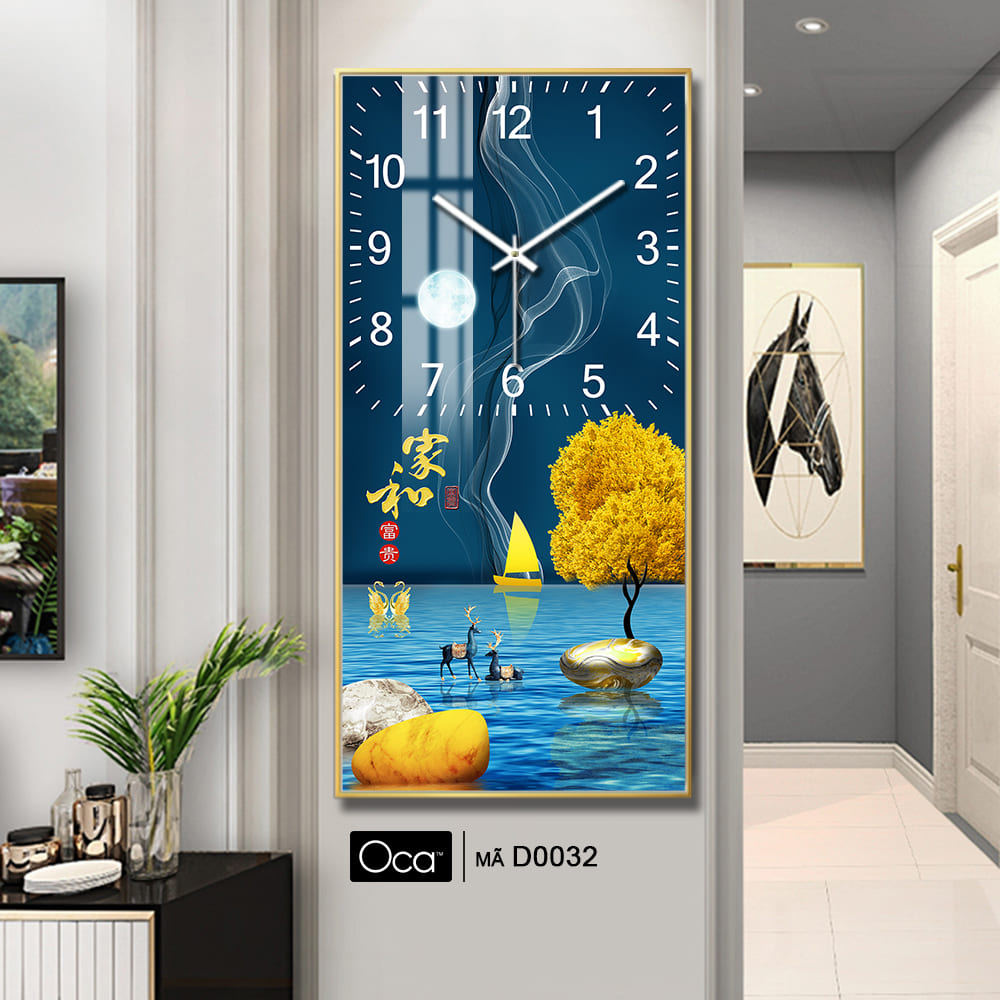 Đồng hồ Phong Cảnh Đêm Trăng | Mã D0032 | Xưởng sản xuất Oca - Ảnh 4