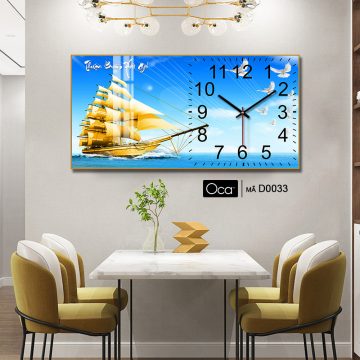 Alternative view of Đồng hồ Thuận buồm xuôi gió | Mã D0033 | Xưởng sản xuất Oca