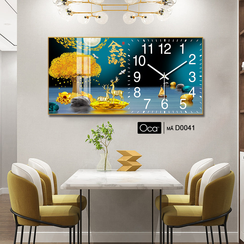 Đồng hồ Cây Kim Tiền Tài Lộc | Mã D0041 | Xưởng sản xuất Oca - Ảnh 3