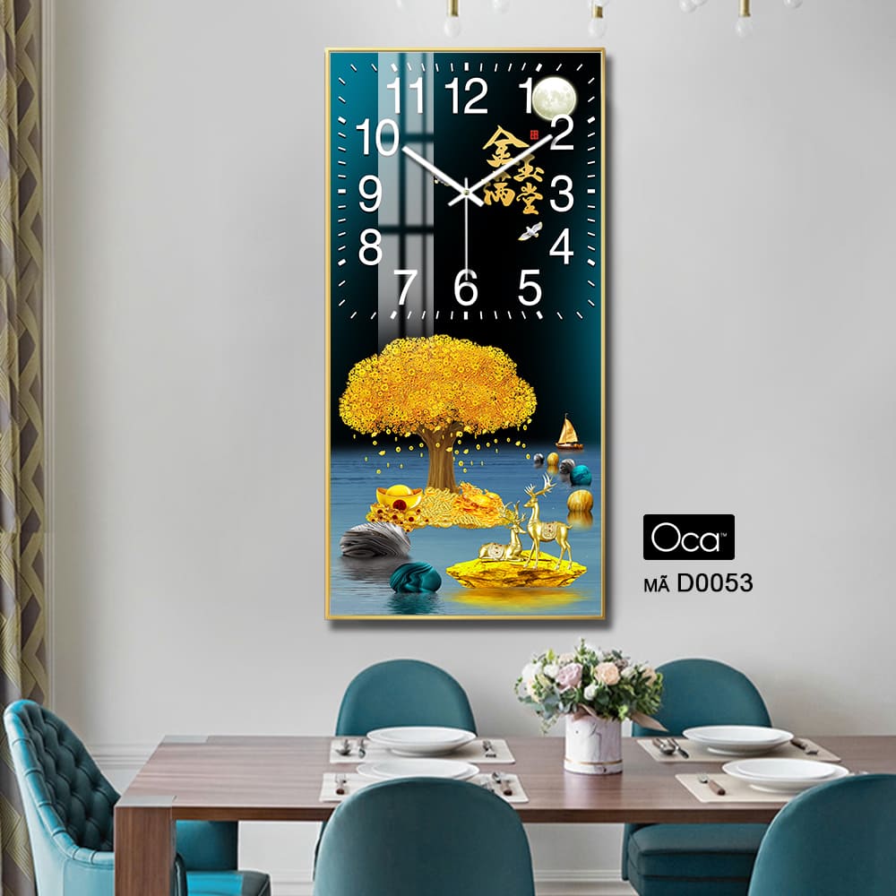 Đồng hồ Cây Kim Tiền Tài Lộc | Mã D0053 | Xưởng sản xuất Oca - Ảnh 3