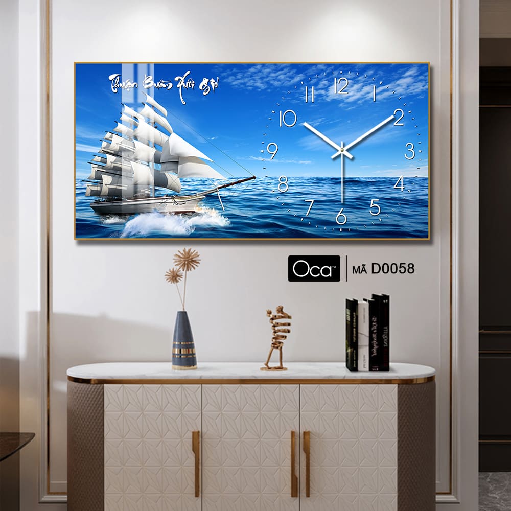 Đồng hồ Thuận buồm xuôi gió | Mã D0058 | Xưởng sản xuất Oca - Ảnh 2