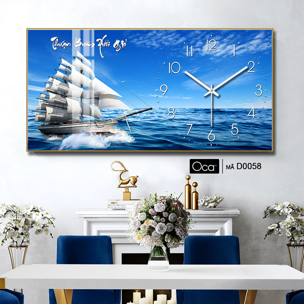 Đồng hồ Thuận buồm xuôi gió | Mã D0058 | Xưởng sản xuất Oca - Ảnh 4