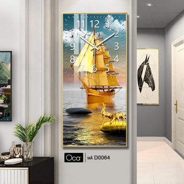 Alternative view of Đồng hồ Thuận buồm xuôi gió | Mã D0064 | Xưởng sản xuất Oca