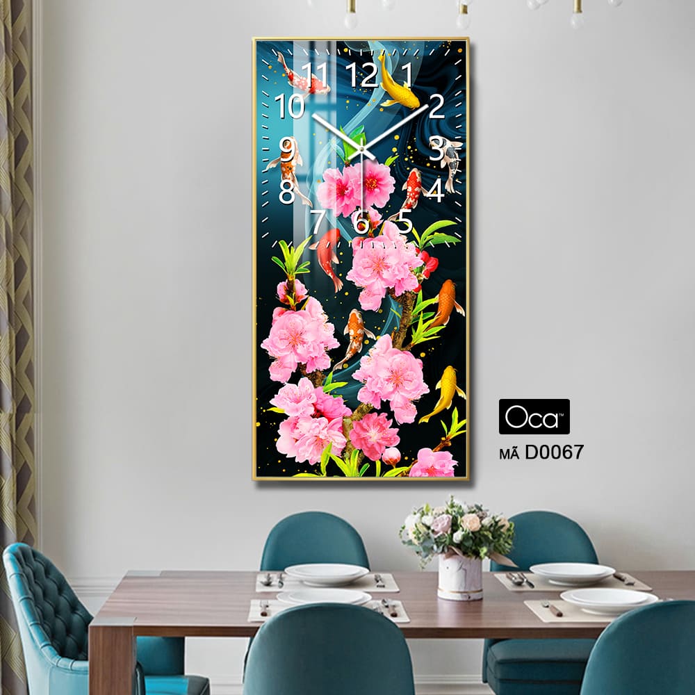 Đồng hồ Hoa Đào Ngày Xuân | Mã D0067 | Xưởng sản xuất Oca - Ảnh 3
