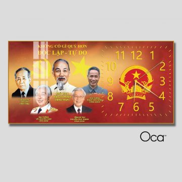 Đồng hồ Những Bậc Vĩ Nhân Làm Nên Lịch Sử Việt | Mã D0079 | Xưởng sản xuất Oca