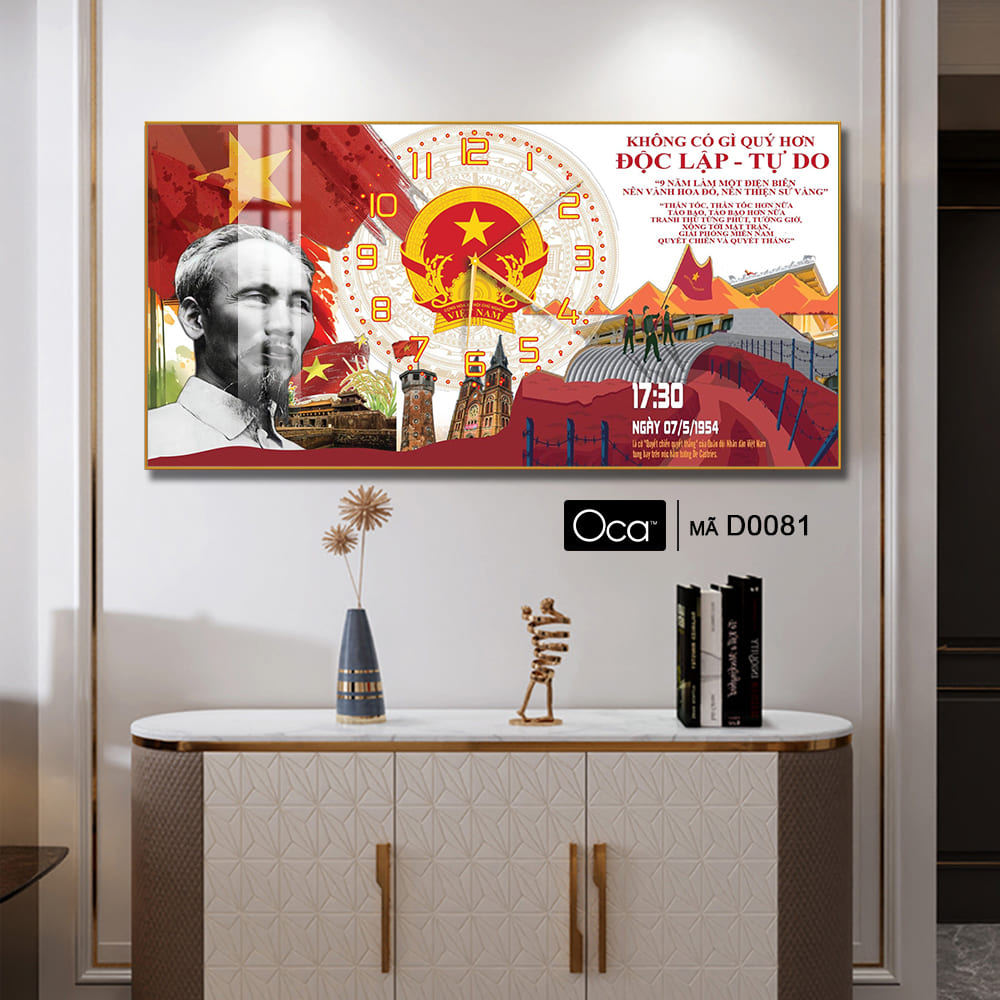 Đồng hồ Chủ tịch Hồ Chí Minh | Mã D0081 | Xưởng sản xuất Oca - Ảnh 4