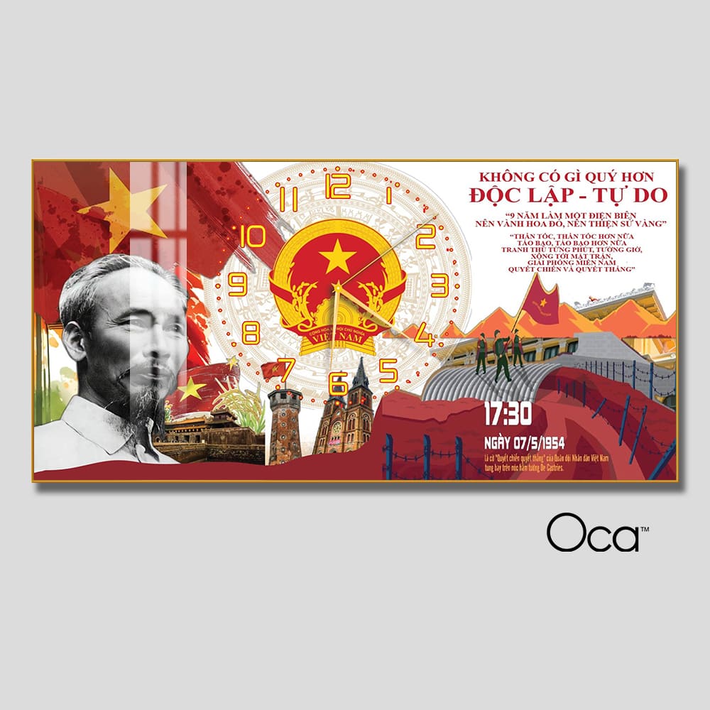 Đồng hồ Chủ tịch Hồ Chí Minh | Mã D0081 | Xưởng sản xuất Oca
