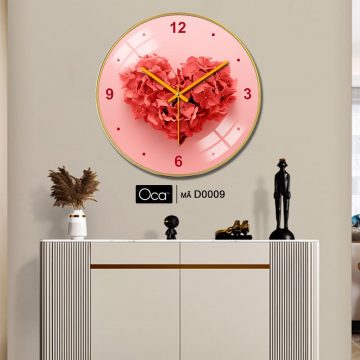 Alternative view of Đồng hồ tình yêu | Tráng gương | Mã D0009 | Oca