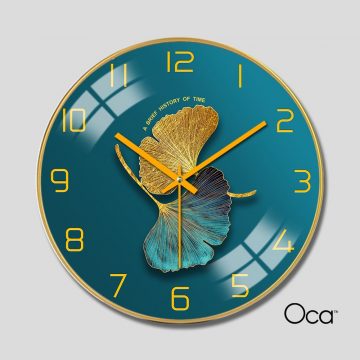 Đồng hồ lá nghệ thuật | Tráng gương | Mã D0012 | Oca
