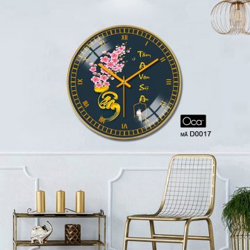 Alternative view of Đồng hồ tâm an vạn sự an | Tráng gương | Mã D0017 | Oca