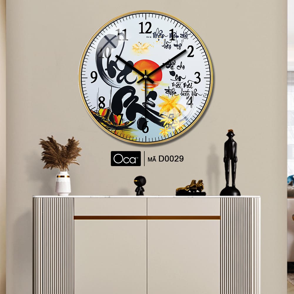 Đồng hồ Mẹ - Cha | Tráng gương | Mã D0029 | Oca - Ảnh 2