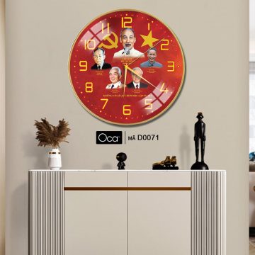 Alternative view of Đồng hồ những bậc vĩ nhân | Tráng gương | Mã D0071 | Oca