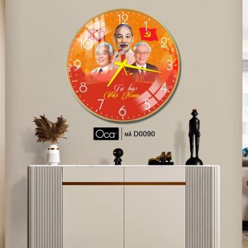 Alternative view of Đồng hồ tự hào Việt Nam | Tráng gương | Mã D0090 | Oca