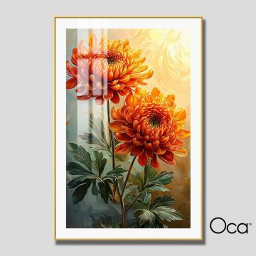 Cành hoa thược dược | Mã T0491 | Oca