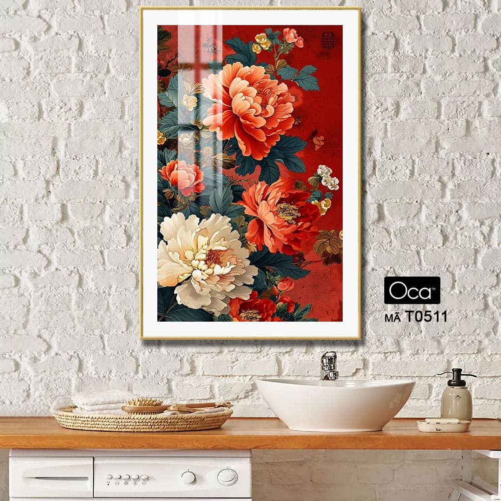 Nhành hoa thược dược | Mã T0511 | Oca - Ảnh 4