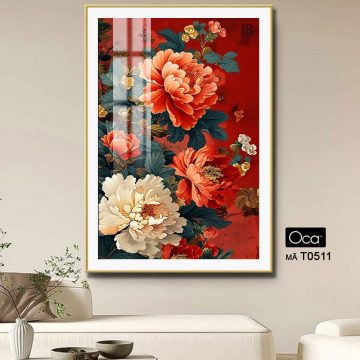 Alternative view of Nhành hoa thược dược | Mã T0511 | Oca