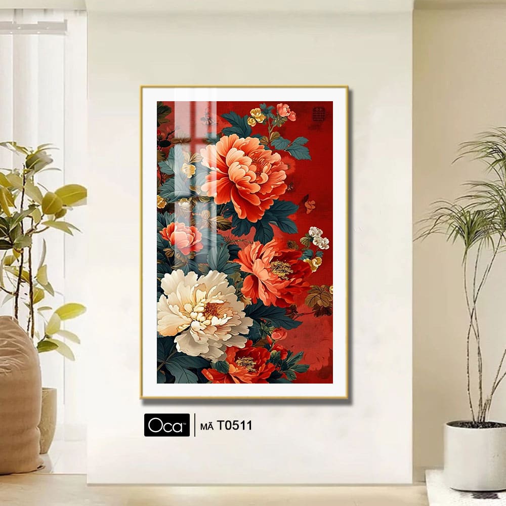 Nhành hoa thược dược | Mã T0511 | Oca - Ảnh 3