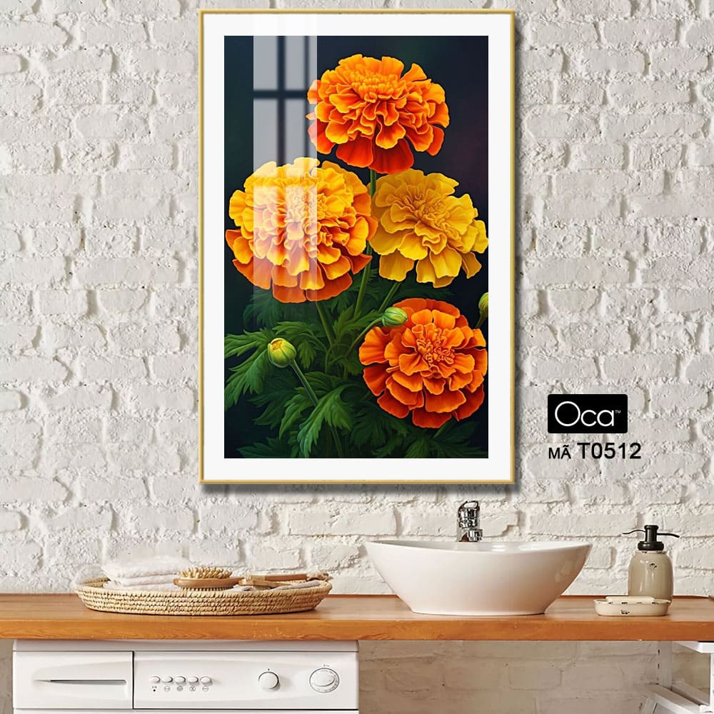 Khóm hoa Cúc Vạn Thọ | Mã T0512 | Oca - Ảnh 4