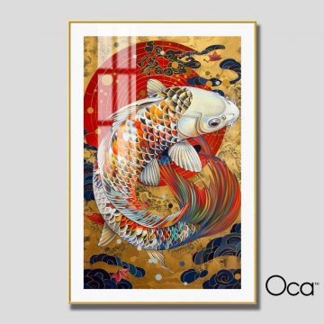 Cá chép trông trăng | Mã T0516 | Oca