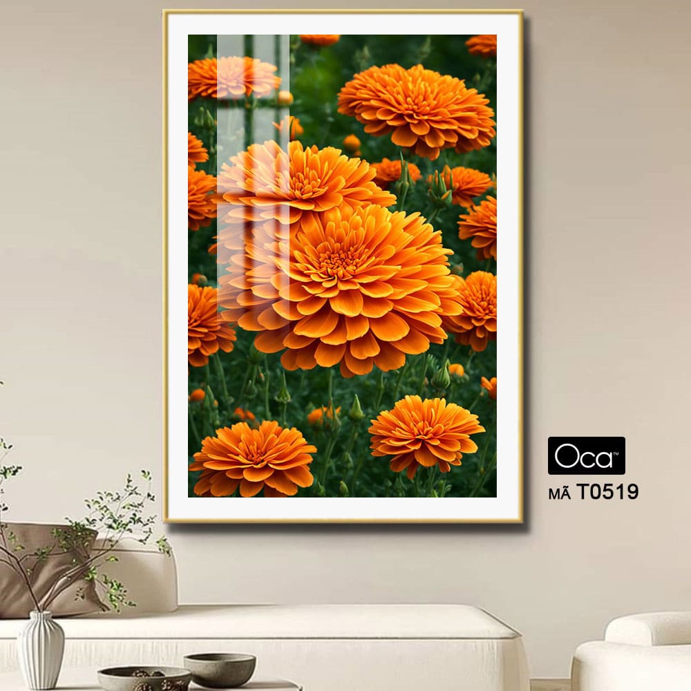 Khóm hoa cúc vạn thọ | Mã T0519 | Oca - Ảnh 2