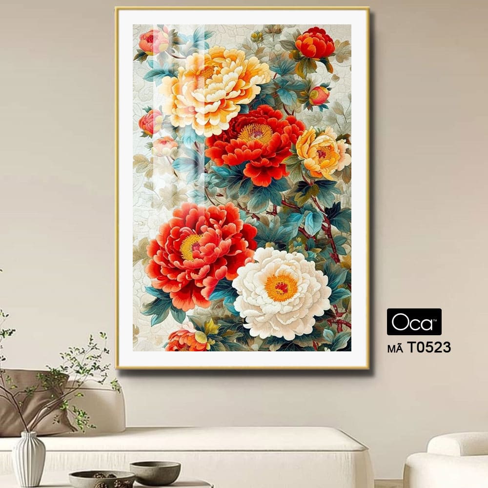 Khóm hoa Mẫu Đơn | Mã T0523 | Oca - Ảnh 4