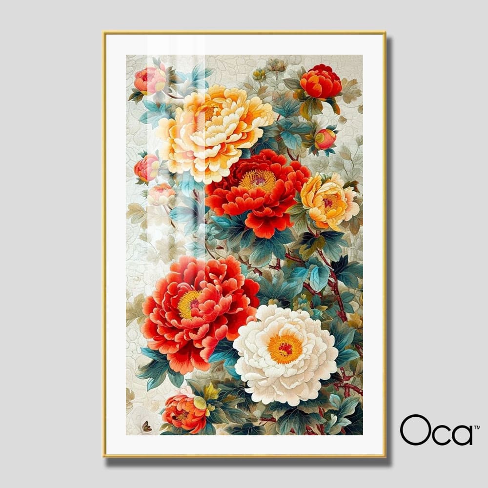 Khóm hoa Mẫu Đơn | Mã T0523 | Oca