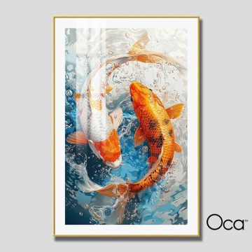 Song ngư hóa long | Mã T0532 | Oca