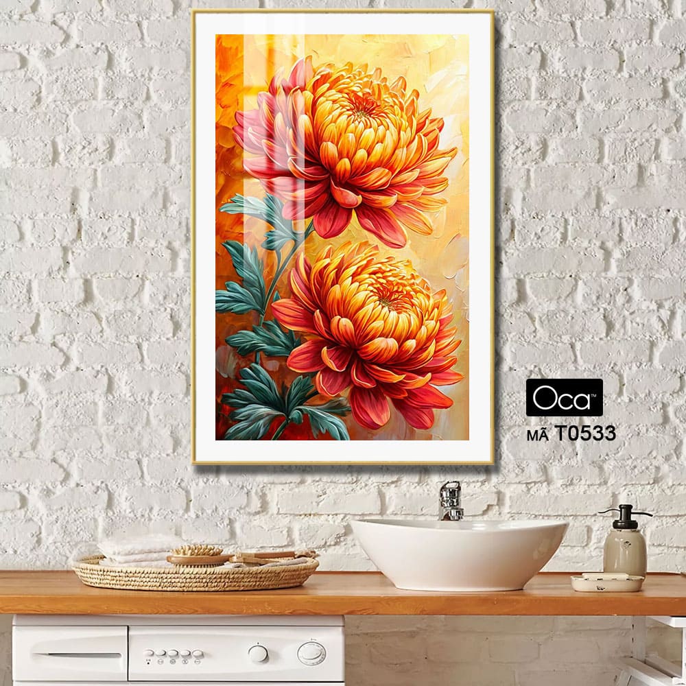 Bông hoa Thược Dược | Mã T0533 | Oca - Ảnh 2