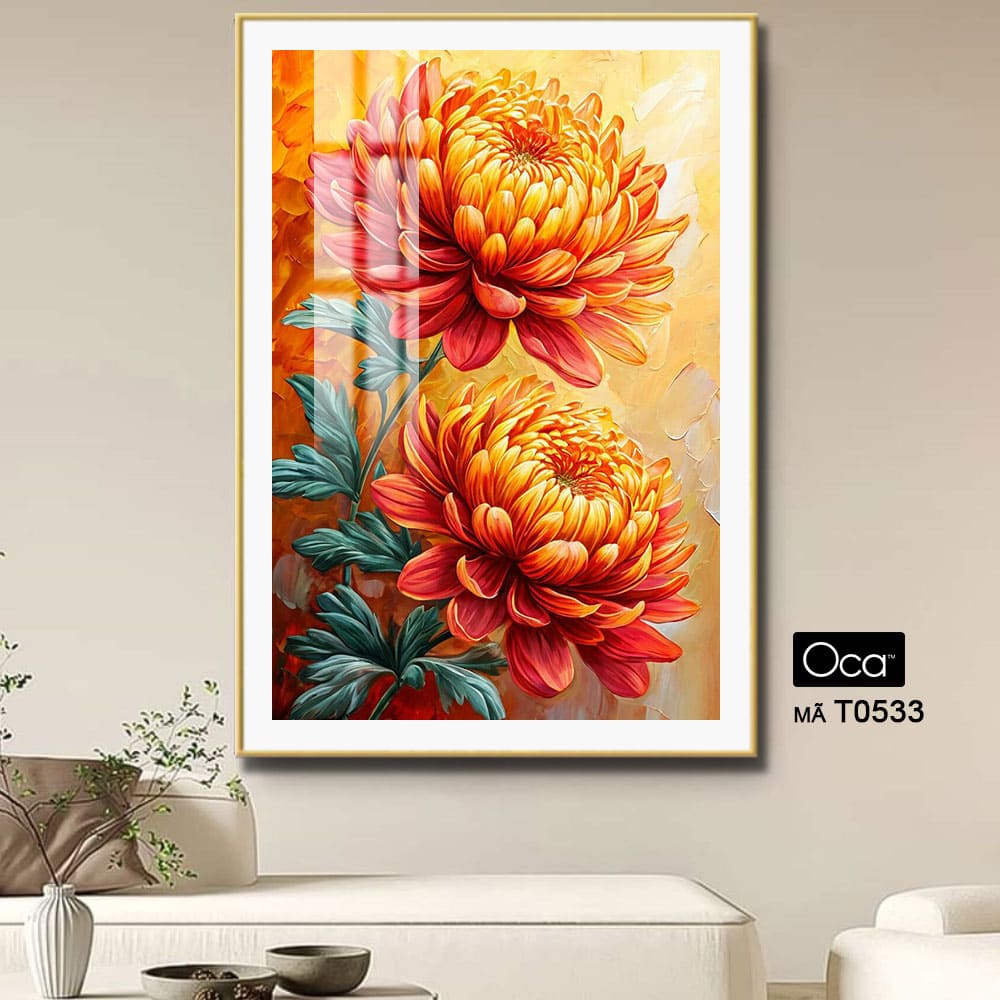 Bông hoa Thược Dược | Mã T0533 | Oca - Ảnh 3