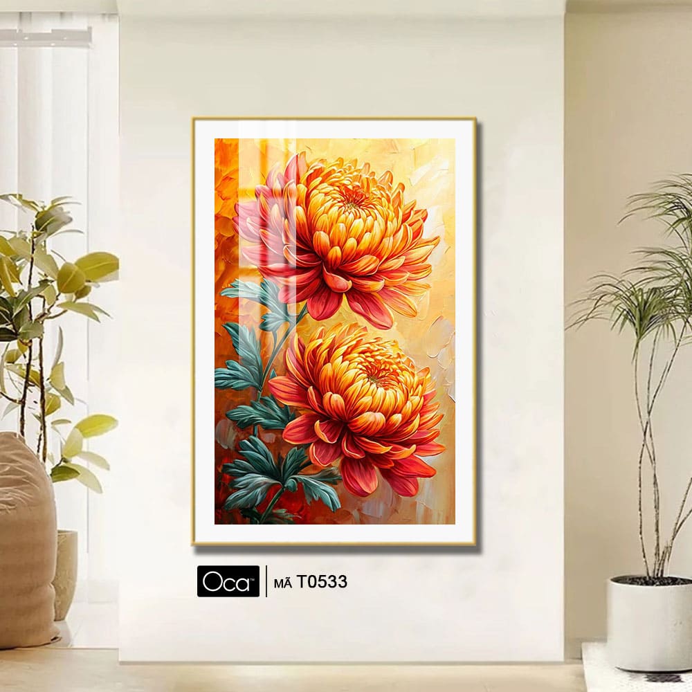 Bông hoa Thược Dược | Mã T0533 | Oca - Ảnh 4