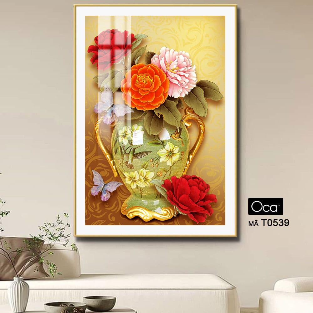 Bình hoa Mẫ Đơn | Mã T0539 | Oca - Ảnh 4